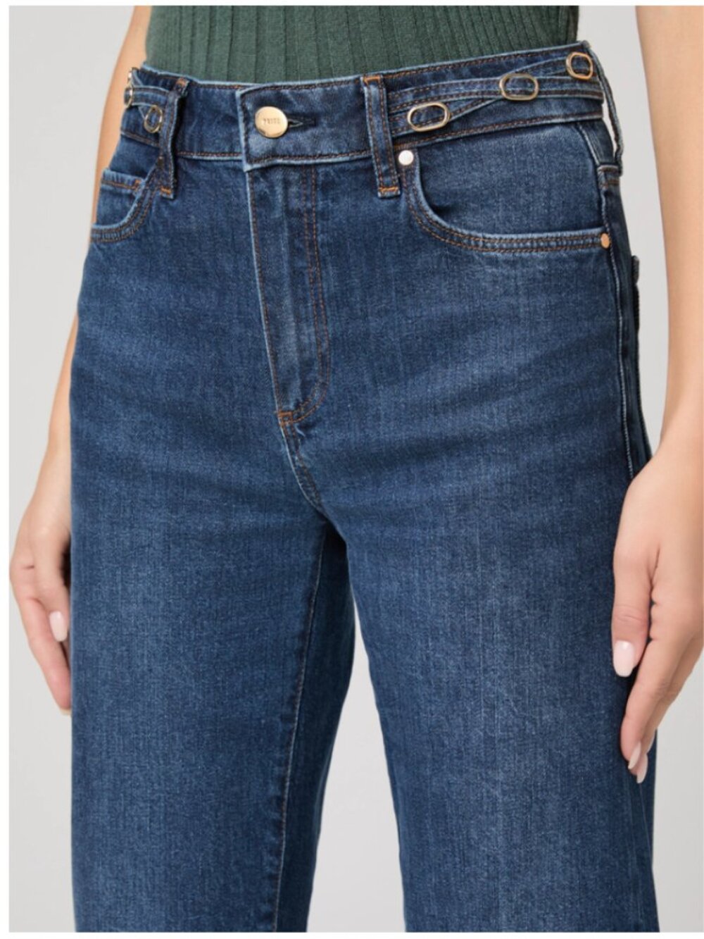 PAIGE Leenah Slim Wide Leg in Technique Wash - Picture 13 of 14